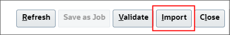 Click Import